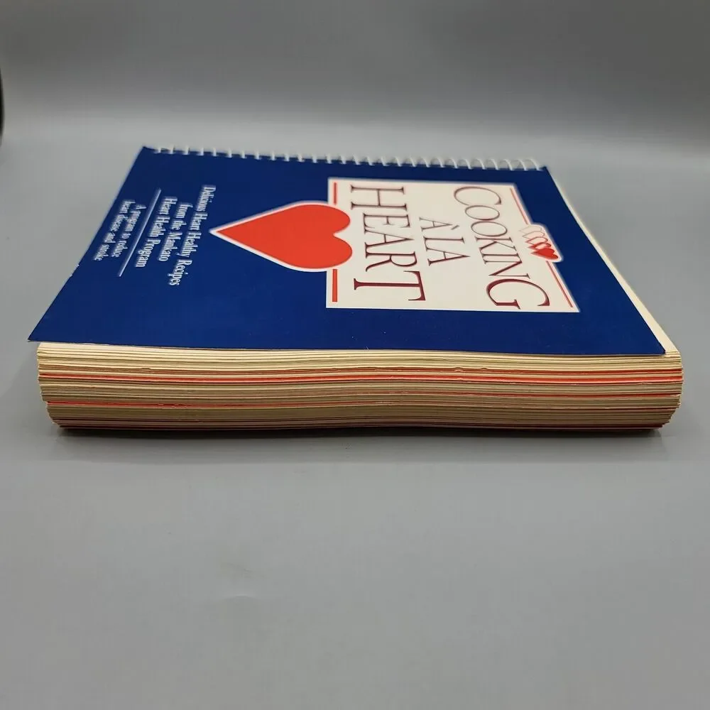 Vintage 1990 Cooking À La Heart Mankato Health Minnesota Cookbook Recipes Book